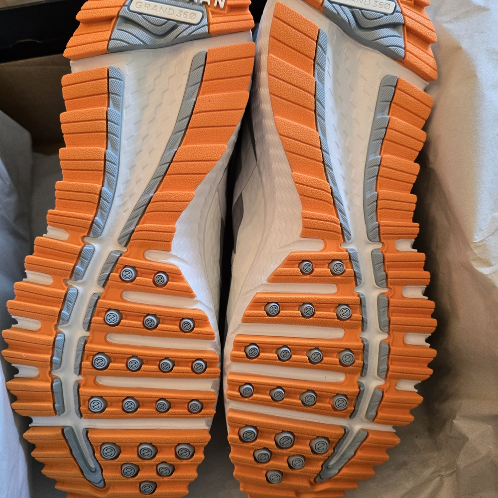 Cole Haan Gray and Orange Athletic Shoes - Picture 5 of 7